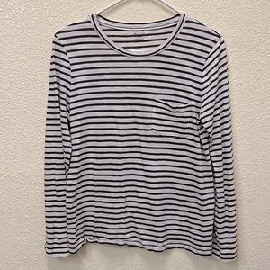 Madewell striped blouse size medium